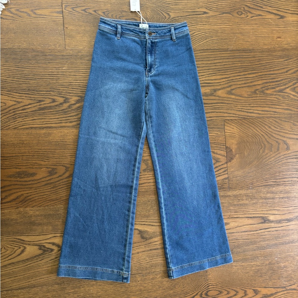 NWT Z Supply Blue Wide Leg Jeans